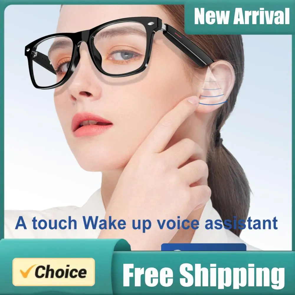 

4K Smart AI Glasses 8MP Camera Recording Videos Photo Recognition Answer Translation BT Call Voice Assistant Control Smart Glass