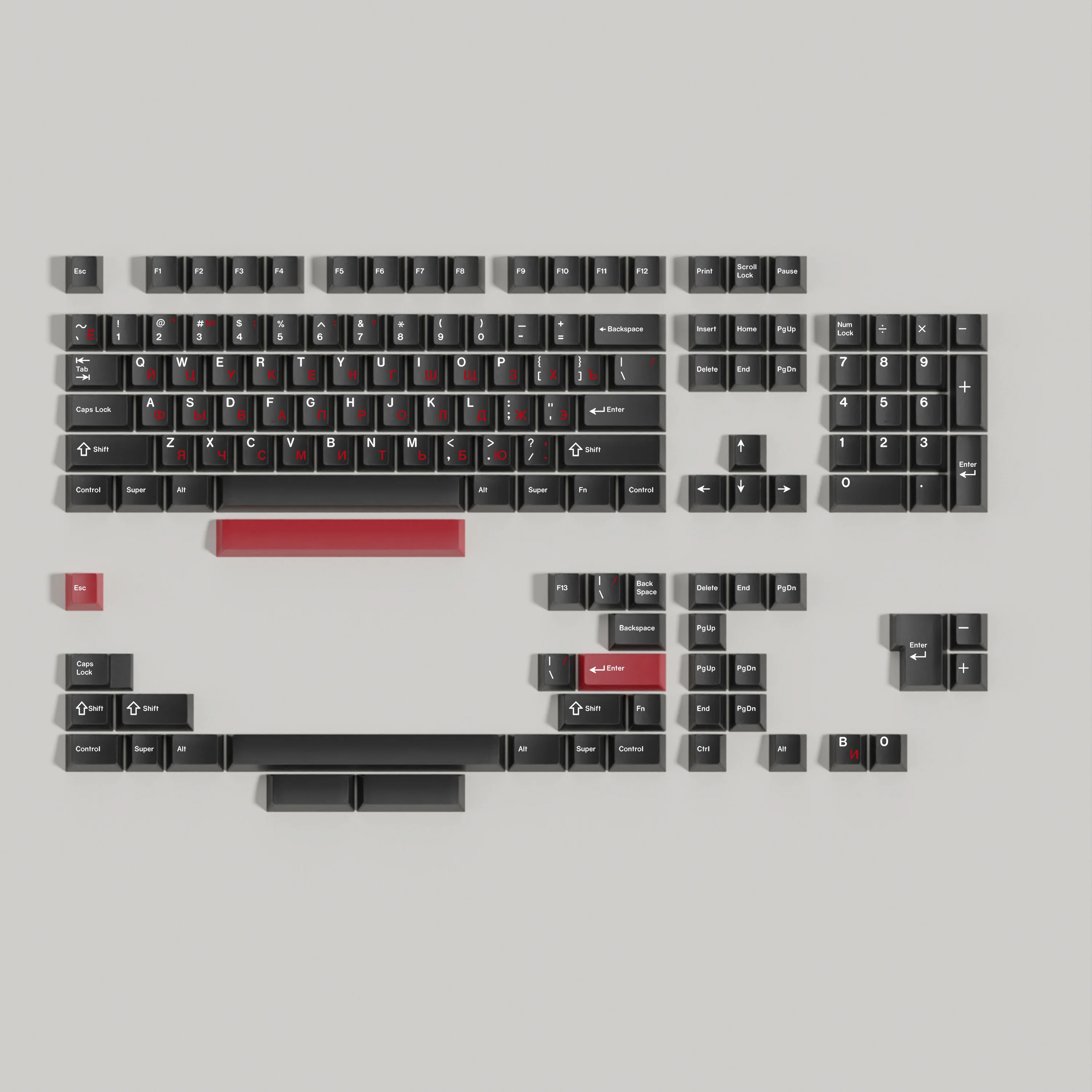 WOB Keycap 141 Keys PBT Keycaps Cherry Profile DYE-SUB Personalized For Mechanical Keyboard