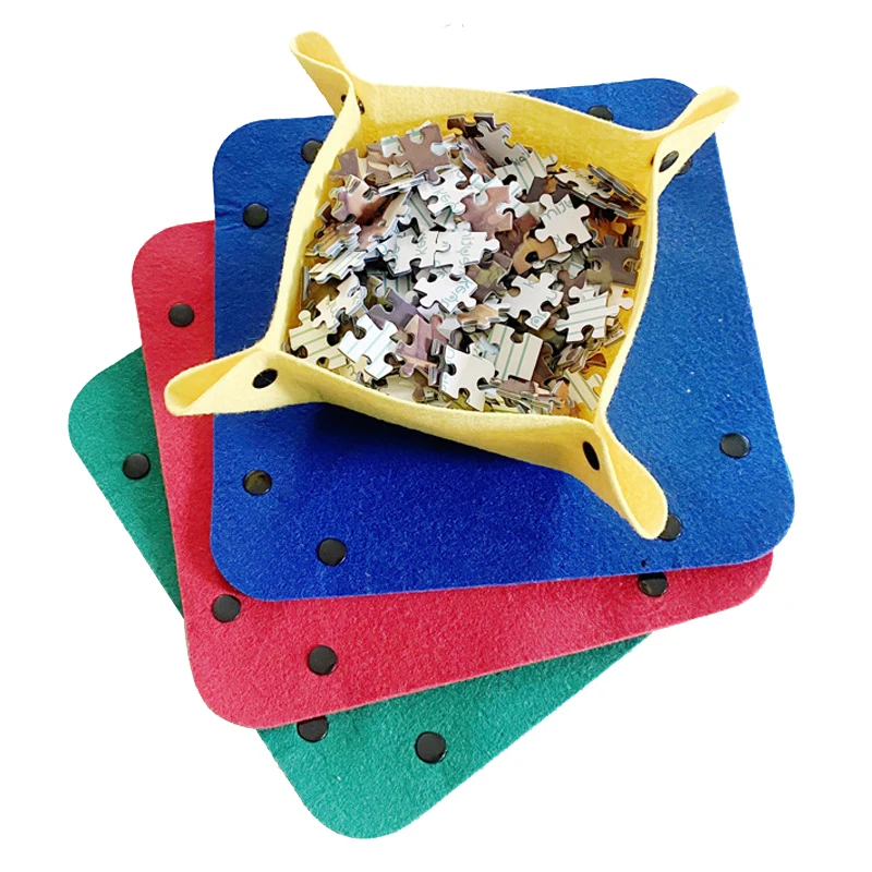 Puzzle-Aufbewahrungsdecke für Kinder, Puzzle-Spielzeug, mehrere Spezifikationen mit Tasche, tragbar, Eltern-Kind-Früherziehung, Geschenke TMZ – Detail 8