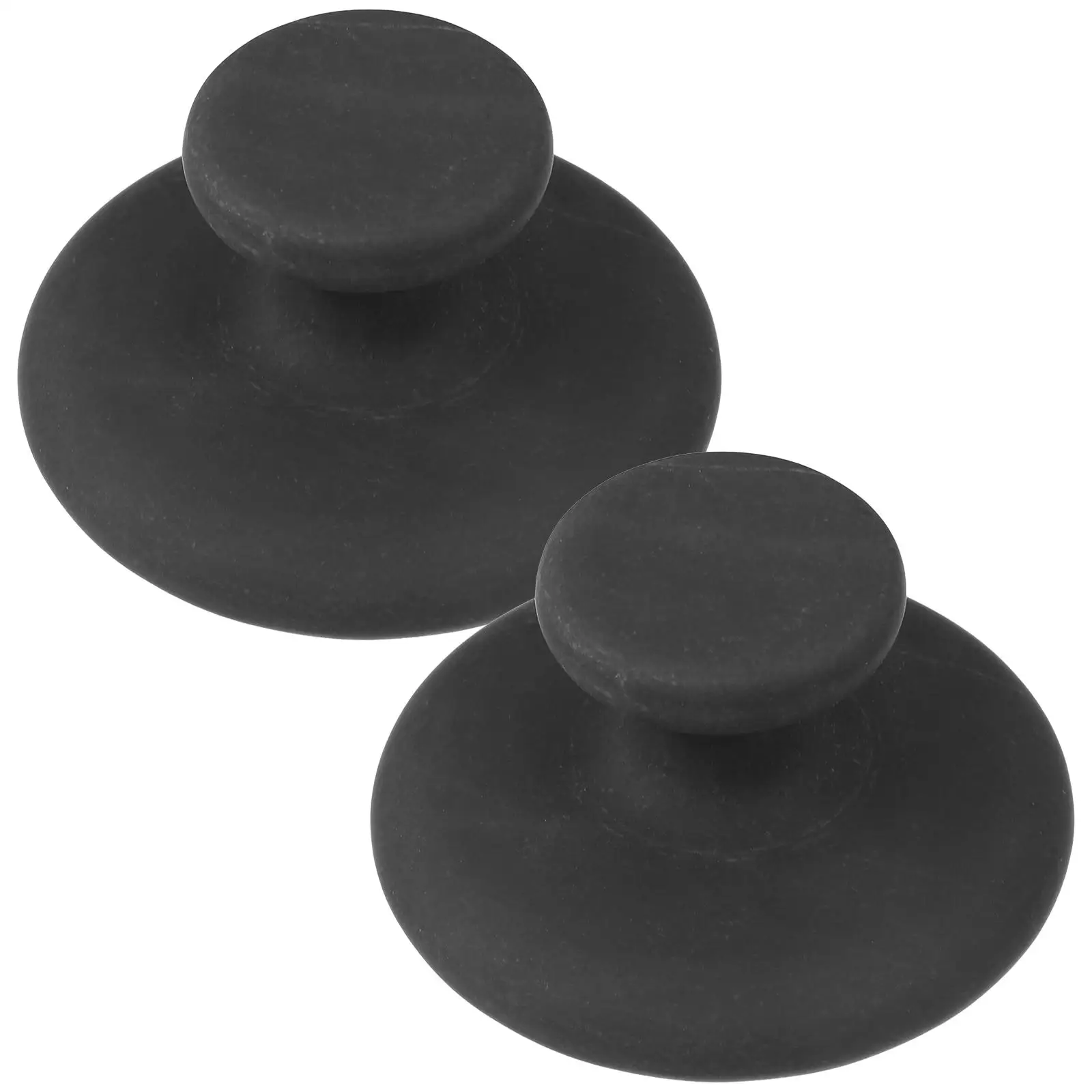 

2Pcs Black Bian Stone Massage Tools Muscle Scraping Mushroom Shape Gua Sha Stones Spa Massager Hot Cold Therapy