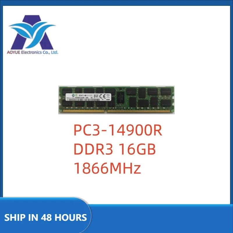 1pcs/lot DDR3 16GB server memory 1866MHz ECC REG DDR3 PC3-14900R Register DIMM RAM 240pin 1866 16G X58 X79 motherboard use