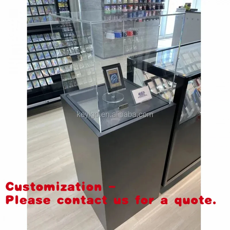 custom.Factory Sales Nice New Design Custom Single Psaed Graded Card Slab Led Display Stand Sports Trading Card Led Sta