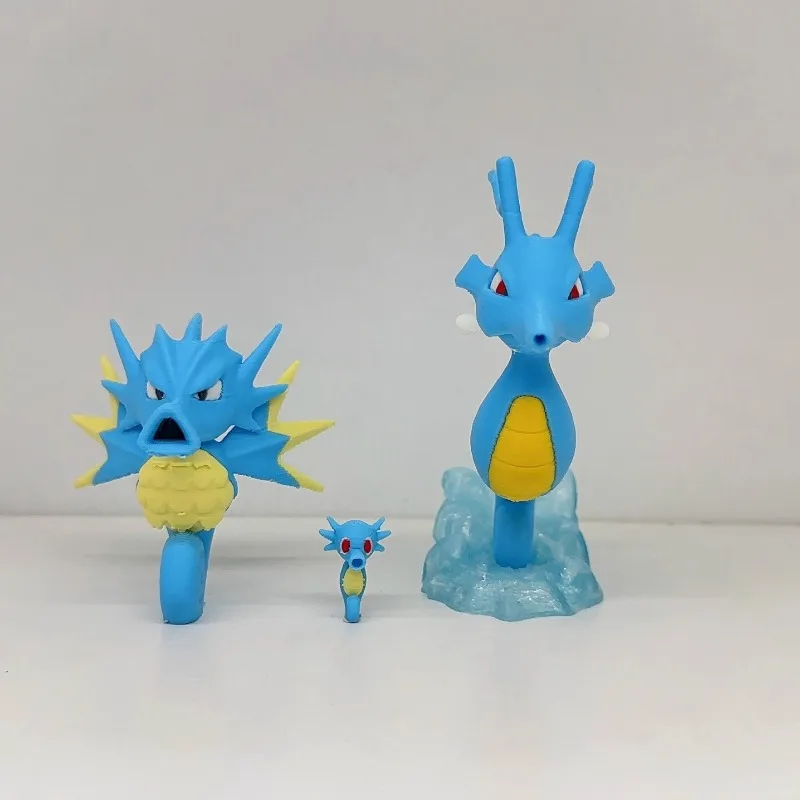 9cm Figurka Pokemon Horsea Mini Anime Model Dekoracja na Biurko Statuetka Gadżety Kolekcjonerskie Ozdoba Rękodzieło Prezent Urodzinowy Zabawka dla Dzieci