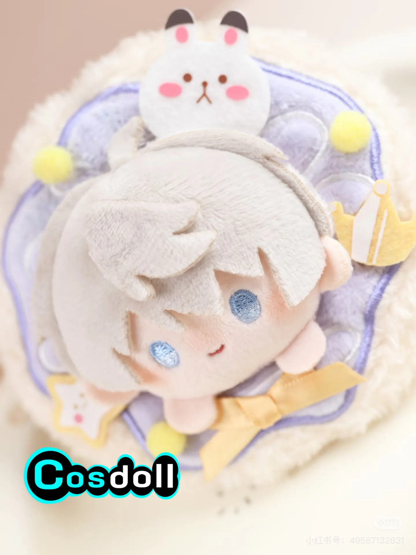 In Stock 10cm Donuts Love and Deepspace Rafayel Sylus Caleb Stuffed Plushies Doll Clothes Keychain Bag Ornament Anime Game Toy K