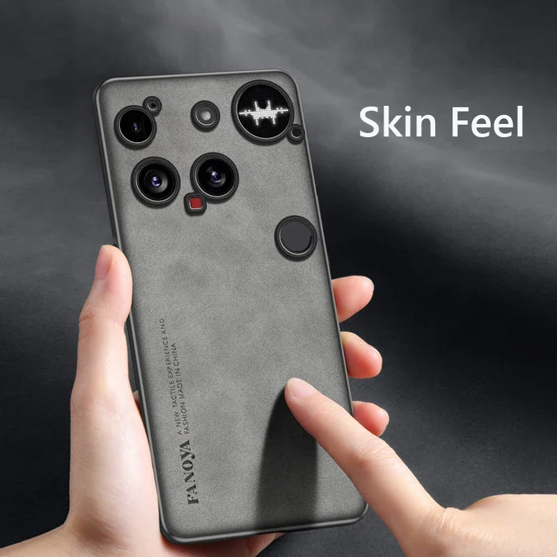 Custodia in pelle di lusso retrò in pelle per niente telefono 3 NothingPhone3 5G Custodia morbida in silicone opaco antiurto