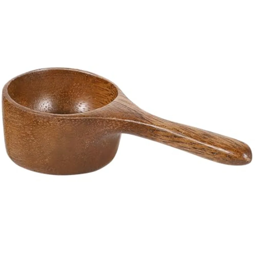 Acacia Wood Measuring Spoon Kitchen Measuring Wooden Water Scoop Wooden Milk Tea Scoop Copper Measuring Cup