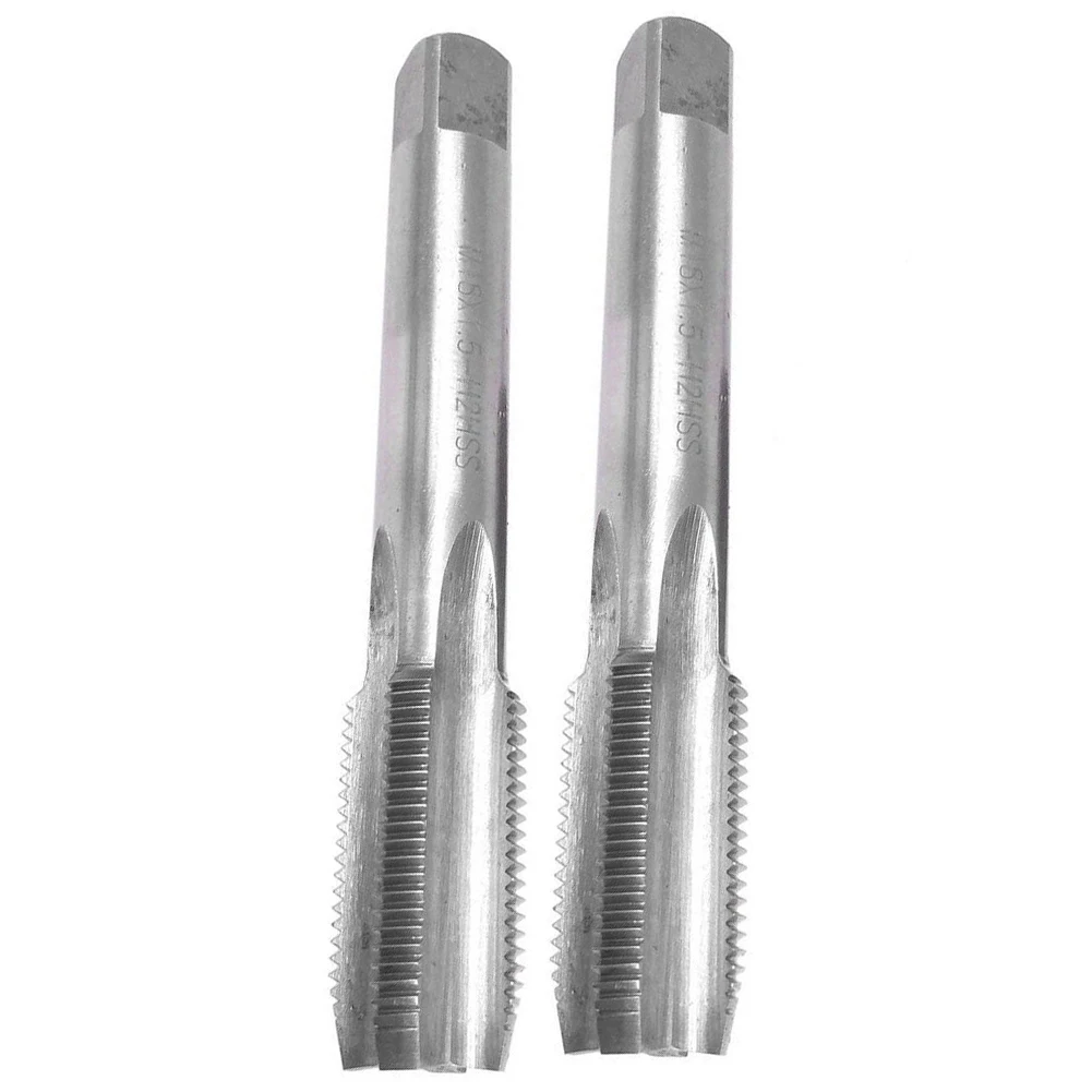 

2pcs HSS Metric Taper and Tap Set M18x1 5mm Pitch Right Hand Thread 18mm Diameter for Precision Thread Cutting