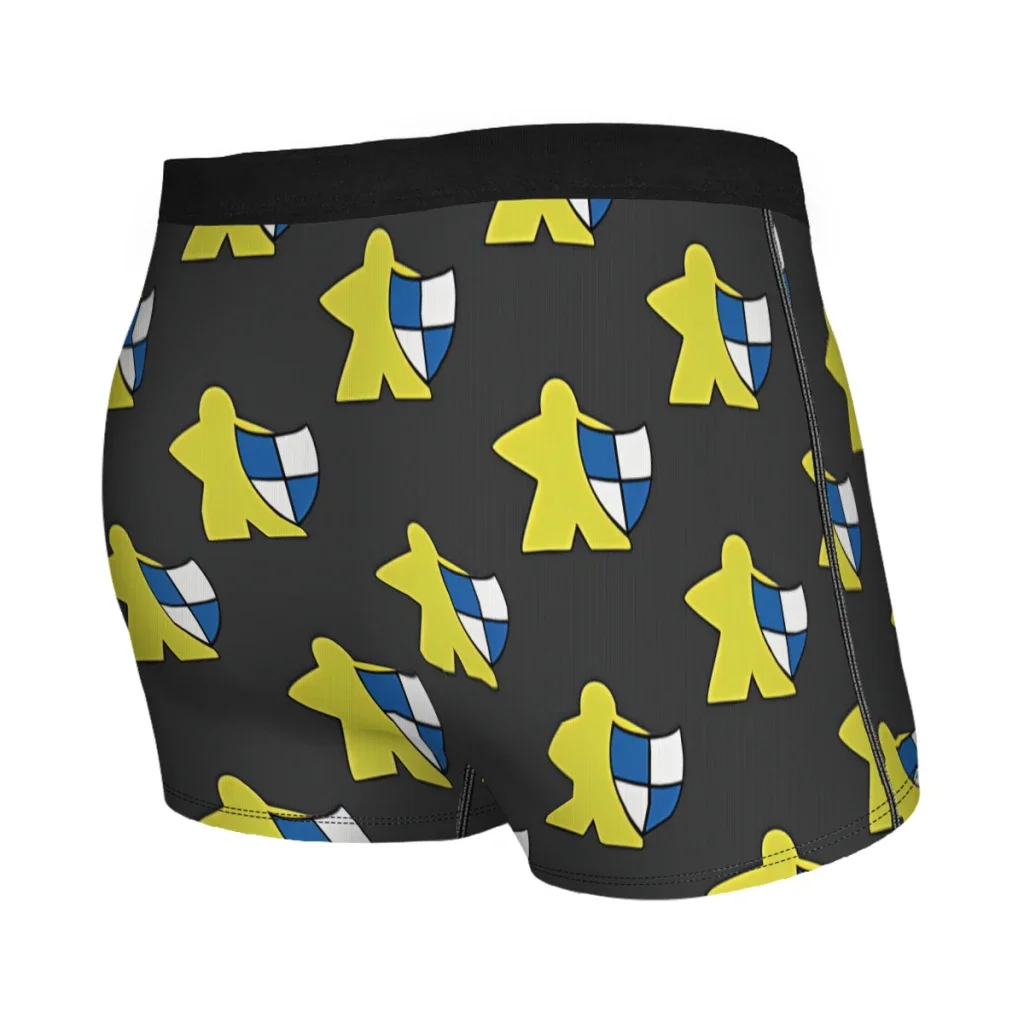 Yellow Meeple Underpants Cotton Panties Men's Underwear Sexy Shorts Boxer Briefs