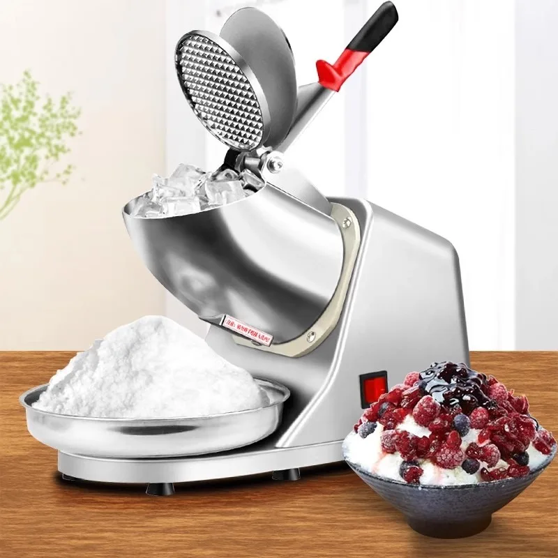 Auto Operated Ice Crusher Machine, Efficient Ice Shaving Unit For Street Stall Use And Domestic Smoothie Preparation