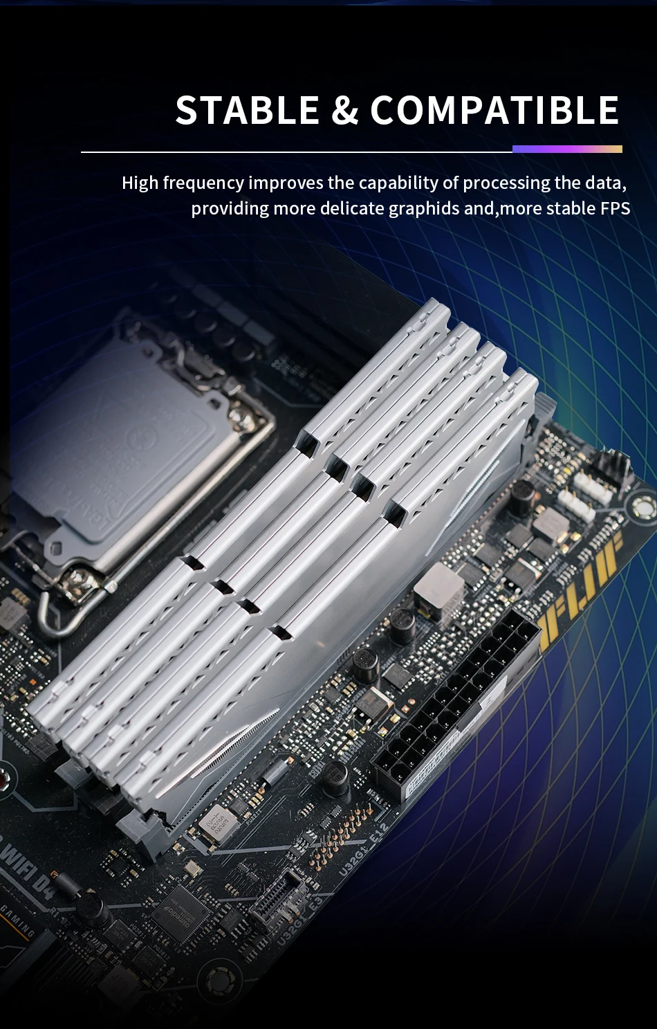 Memória RAM DDR4 16GB 3200MHz para Desktop