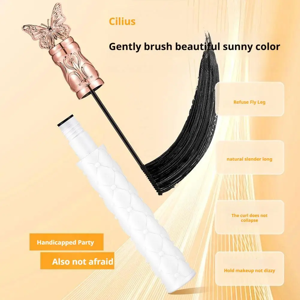 Langlebige, wasserfeste, wischfeste Wimperntusche, lange, geschwungene Wimpern, klumpenfrei, leicht zu entfernende Wimperntusche, sanfte Nn-irritierende Wimperntusche