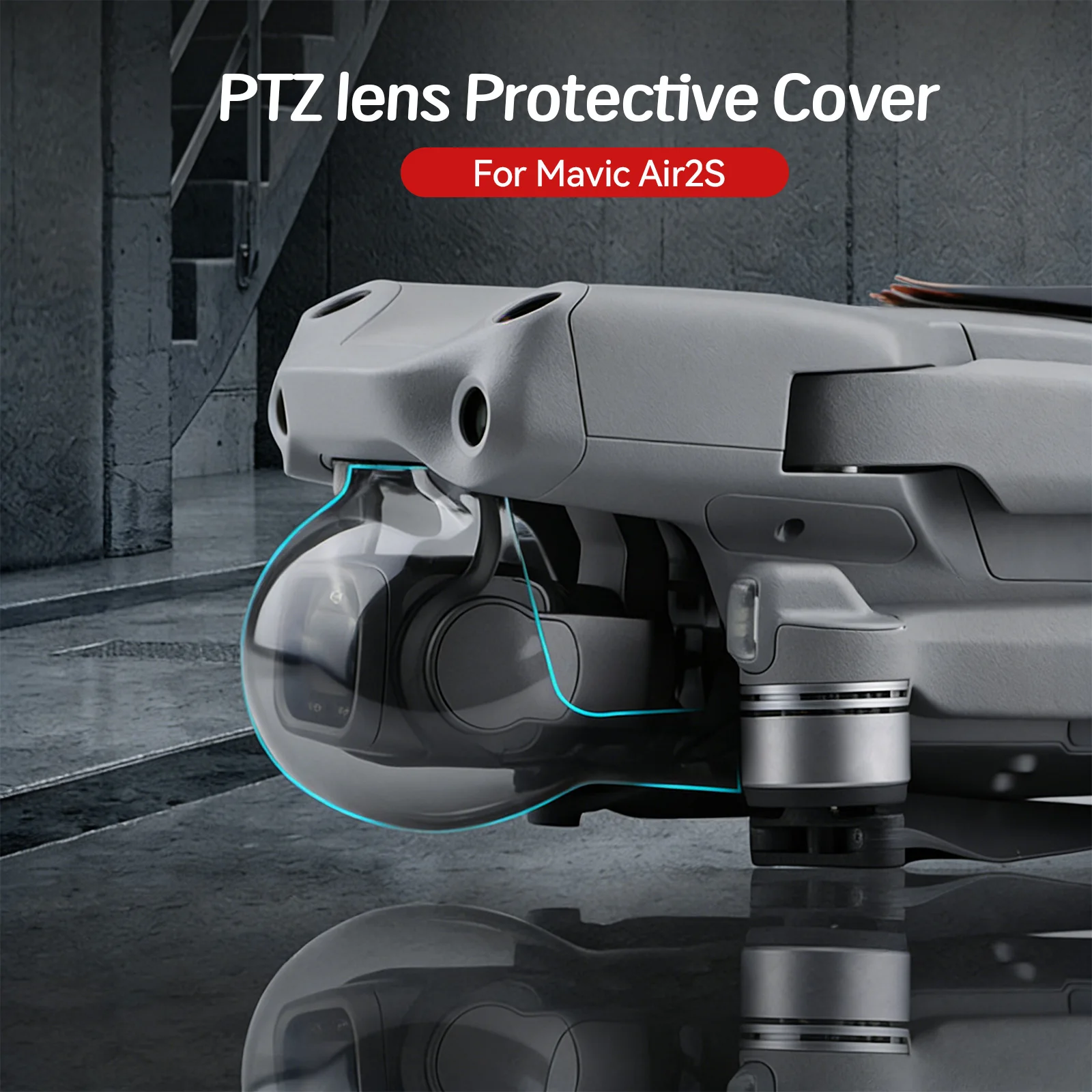 Camera Lens Cap for DJI Mavic Air 2S Gimbal Dustproof Cover Full Surround Anti-collision Lens Protector Drone Accessories