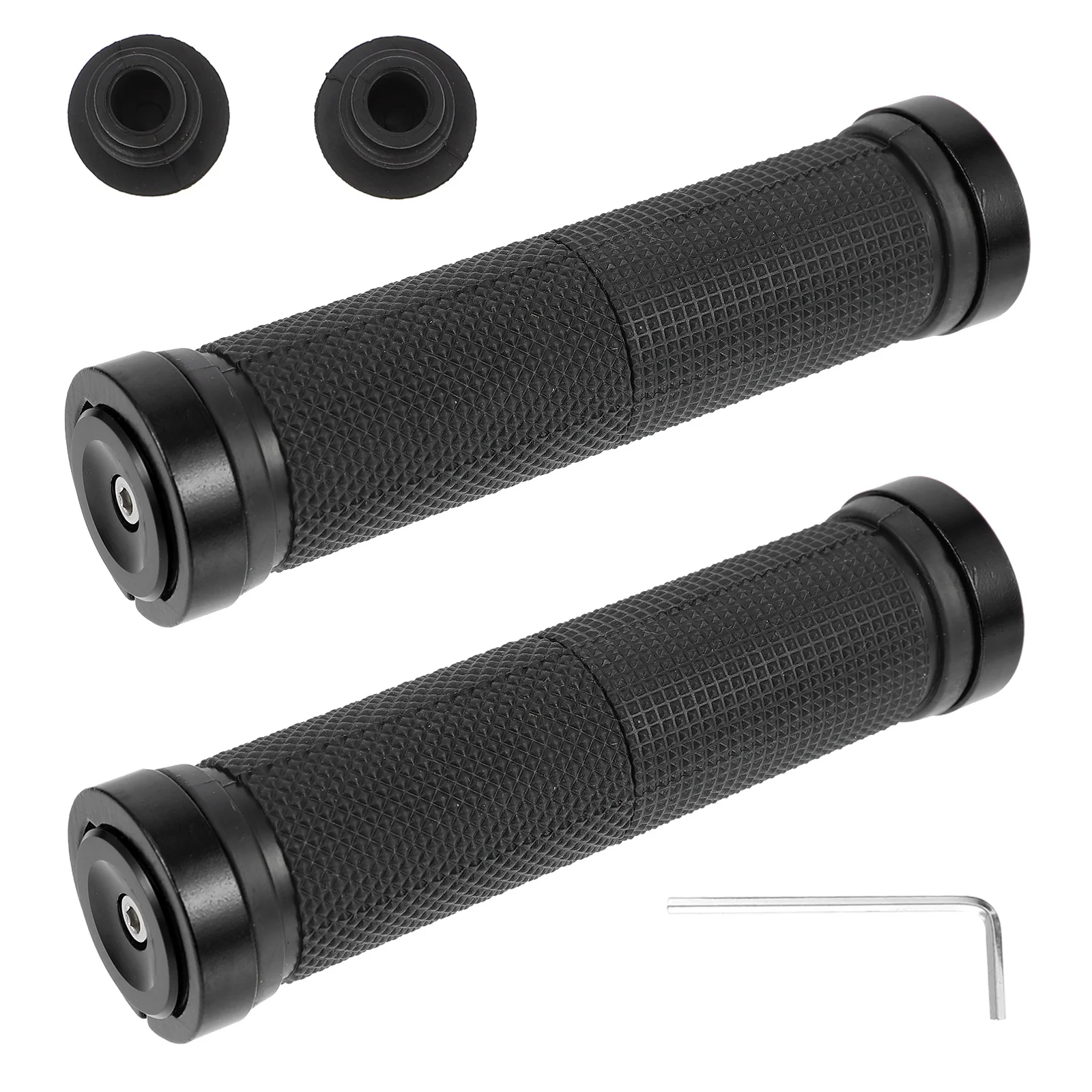 

1 Set Bicycle Handlebar Grips Shockproof Non-Slip Textured Surface Lightweight Durable Bike Handle Bar Cover Mountain Bike Grips