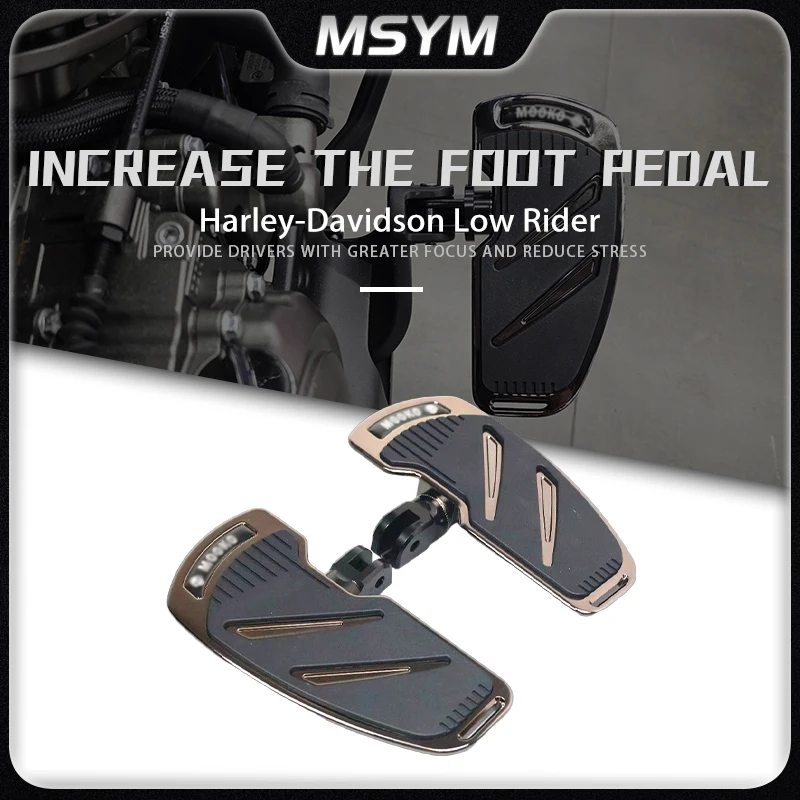 

For Harley-Davidson Low Rider LOW RIDER S 2018-2023 Motorcycle Driver Footboard Rider Footpegs Footrests Accessories