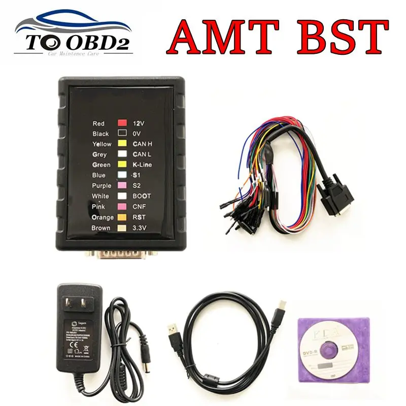 Newest ECU AMT BST Service Tool for BMW/Benz/VOLVO/VAG/OPEL Online/Offline Read and Write V1.0.10.9 MG1 MD1 Protocol