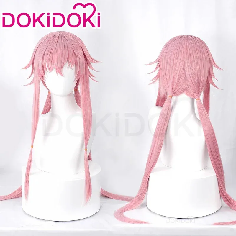 

NewIN STOCK Gasai Yuno Парик Аниме Дневник будущего Косплей Парик DokiDoki Gasai Yuno Косплей Женщины Милые 80 см Длинные Розовые Волосы Бесплатно C
