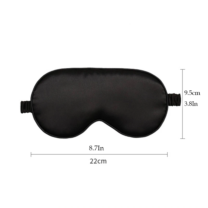 Imitated Silk Eye Patch Shading Sleep Eye Mask Eyepatch Travel Relax Cover Eyeshade Health Sleeping Shield Eye Care Tools