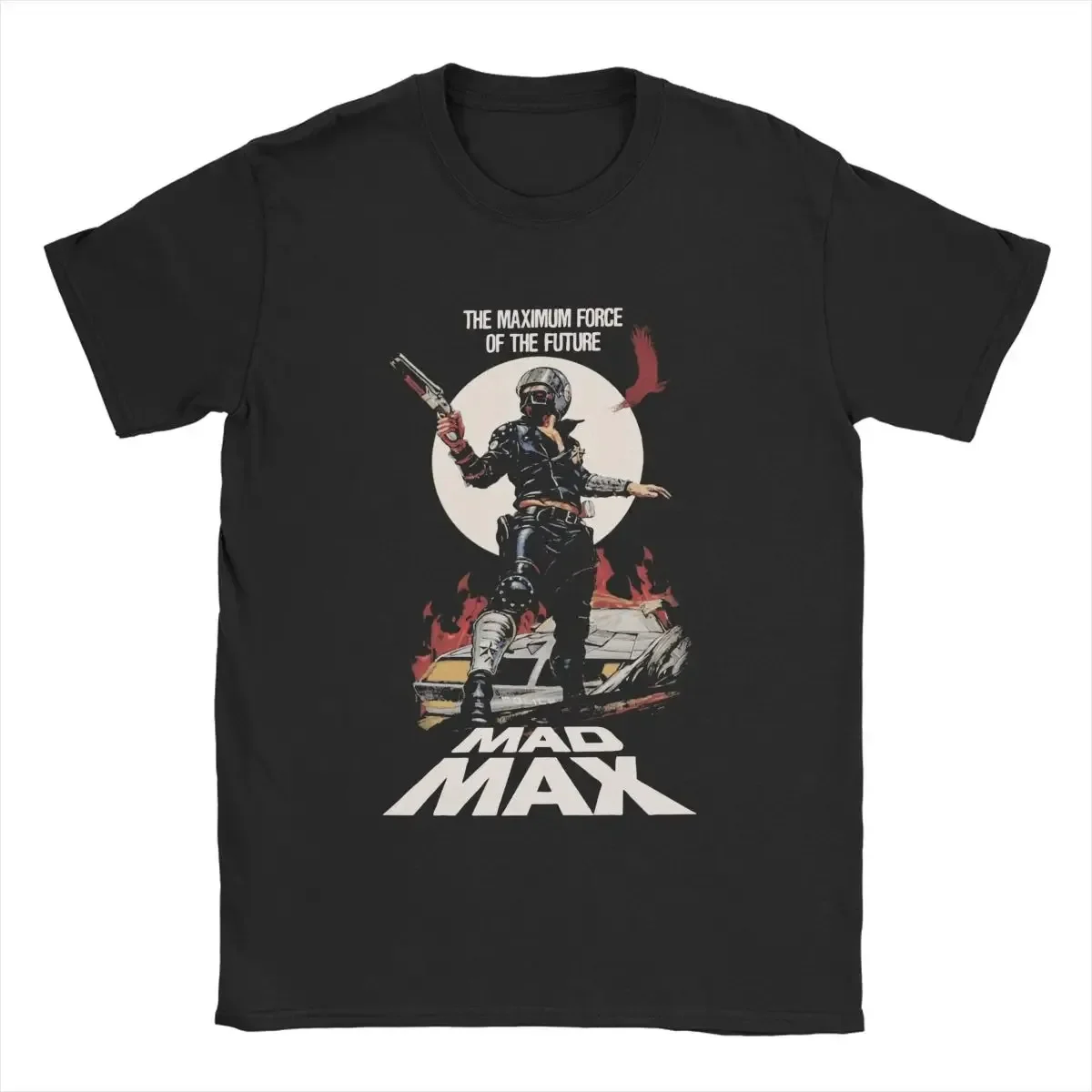 Mad Max Rockatansky George Miller T Shirts Men\'s Pure Cotton Vintage T-Shirt Crewneck Tee Shirt Short Sleeve Tops Printing 2024