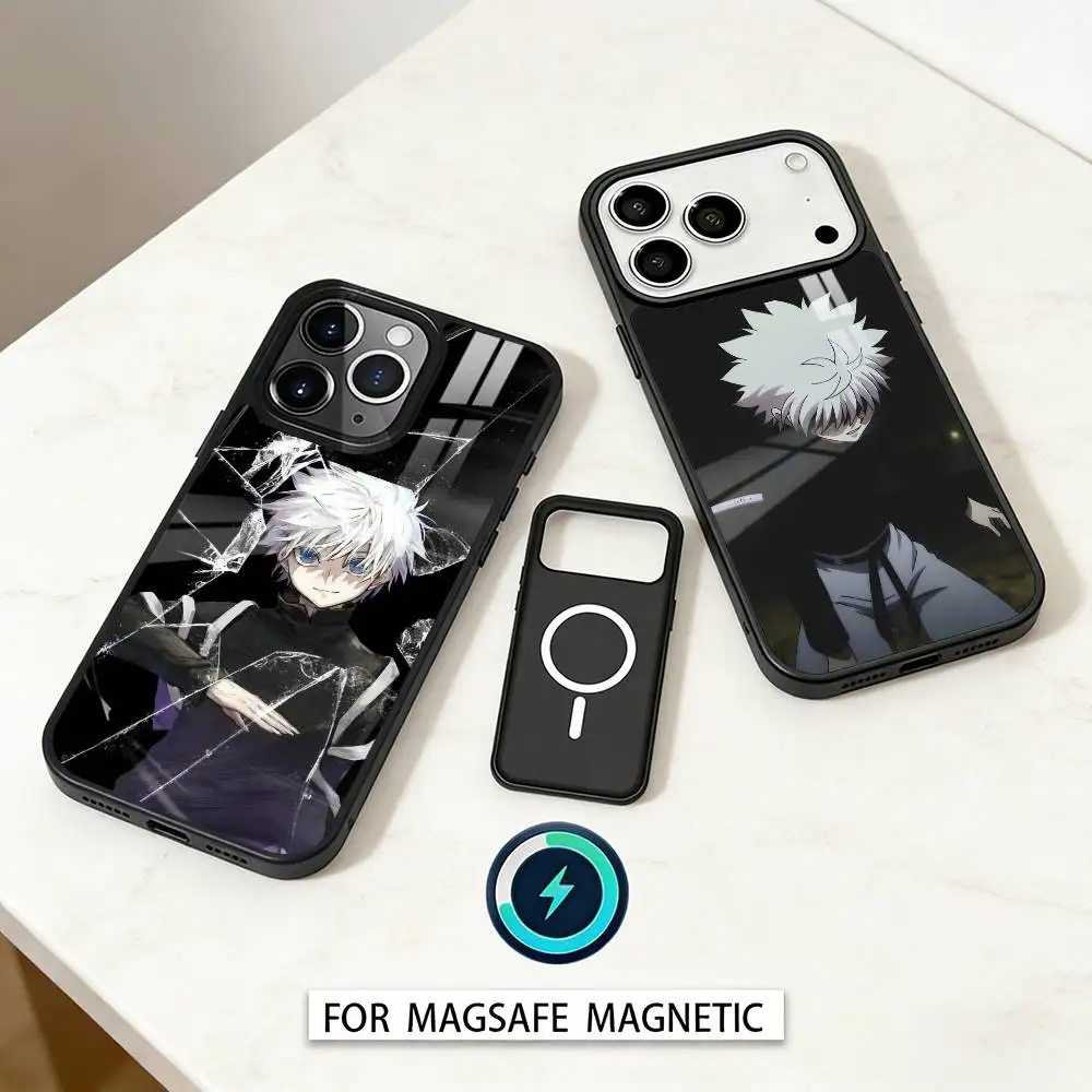 

Hunter Cool K-Killua NEW Phone Case For iPhone 17,16,15,14,13,12,Pro,Max For Magsafe Magnetic Wireless Charging