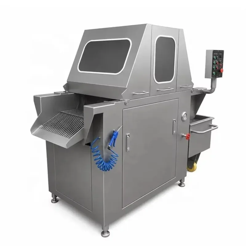 Multi-functional Meat Marinade Injector with with an Under-machine Brine tank for Food Processors
