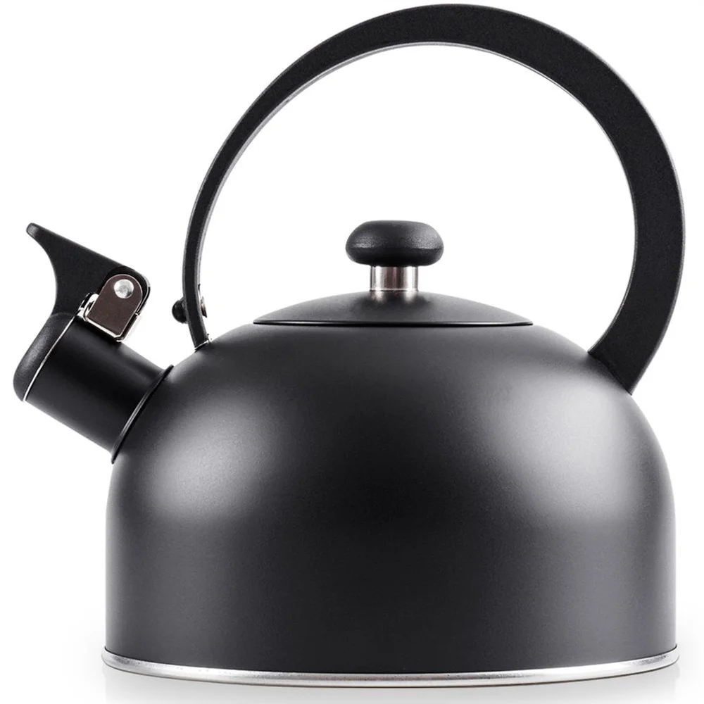 Waterkoker Met Fluitstaal Zwart 2 L