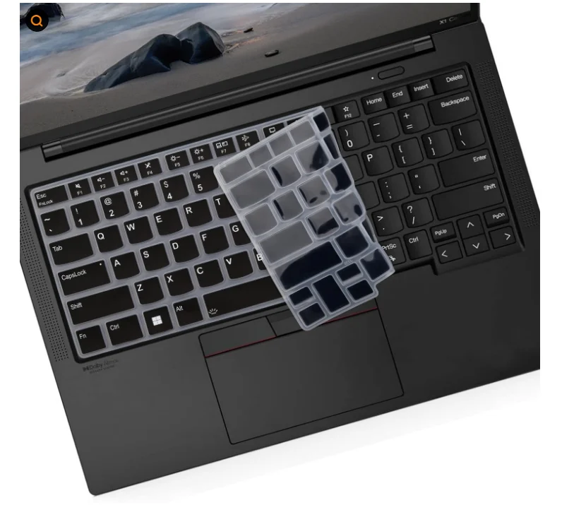 

Для Lenovo ThinkPad P14S Gen 3 4 T14s Gen 4 3/E14 Gen 6/5, T14 Gen 4/3, ThinkPad L14 Gen 4/Gen 3 Силиконовый чехол для клавиатуры