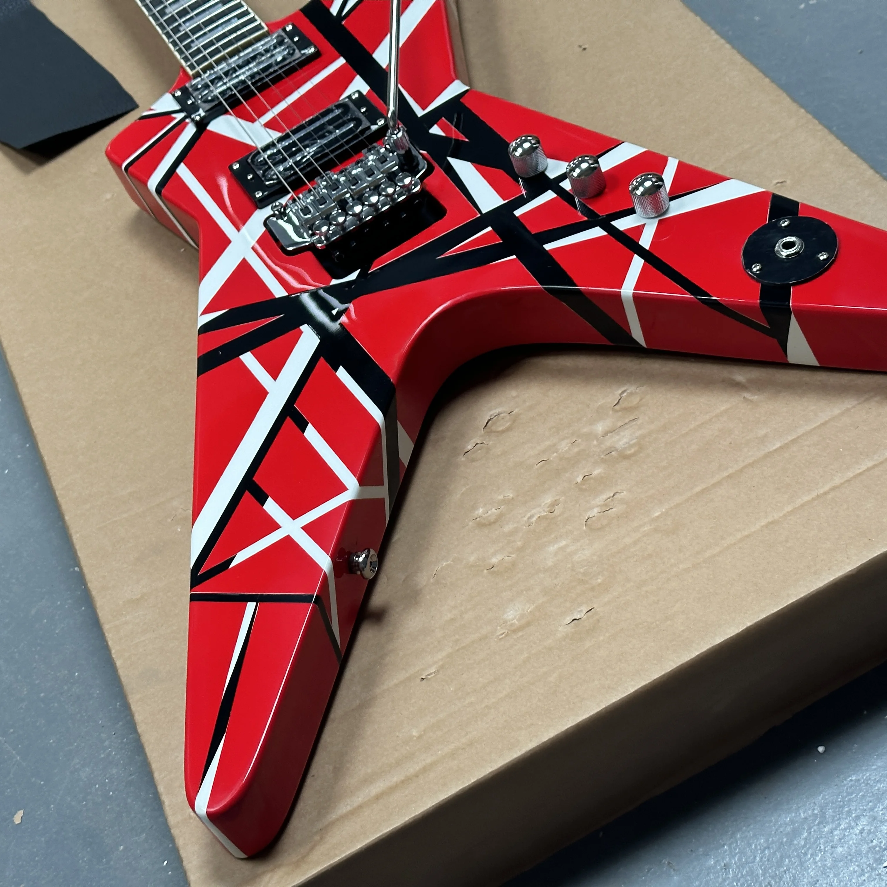 Red zakk Dimebag Custom Electric Guitar No brand Free Ship