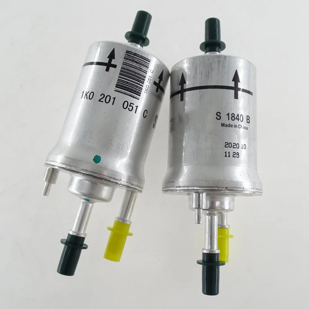 

2Pcs New gasoline fuel filter 1K0201051C for golf MK5 MK6 Passat B7 Beetle Octavia Audi A1 A3 S3 TT 1K0 201 051C