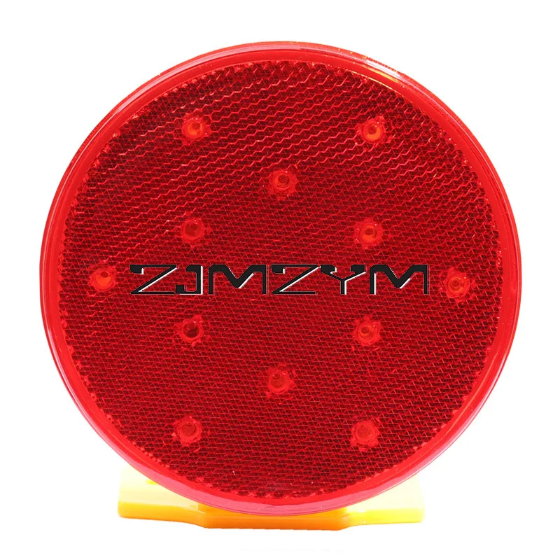 LED Flash Warning Light Round Disk Adjustable Magnet  Safety Flash Light For Road Construction