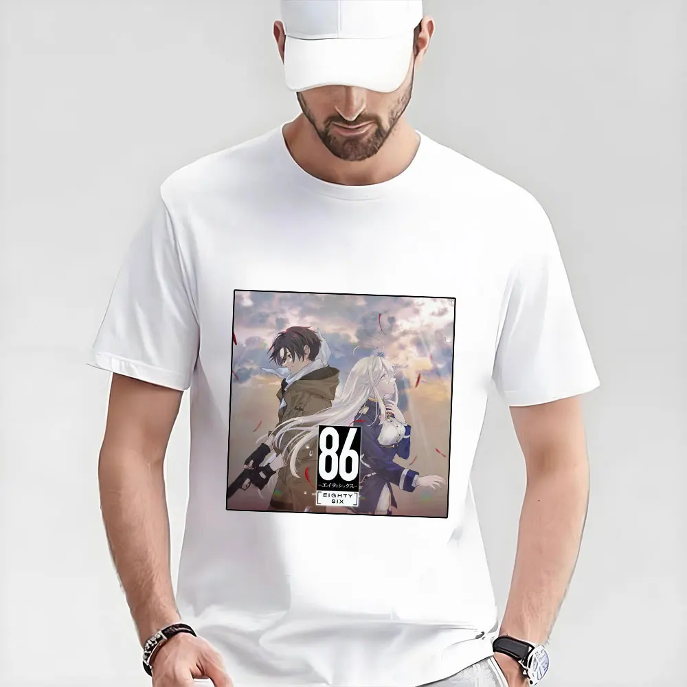 

86 Eighty Six Gift t shirt Japan Manga Graphic Tee 60526 Anime Y2K Clothes Short Sleeve All size Tops S-6XL Cartoon Streetwear