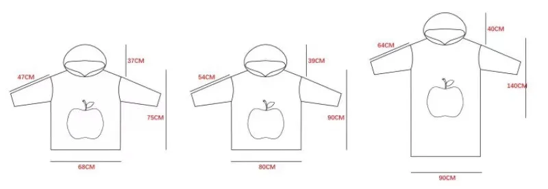 Extra Long Wearable Blankets Winter Flannel Hooded Blanket with Full Sleeves Men Women Cozy Soft Throw Adult TV Blanket