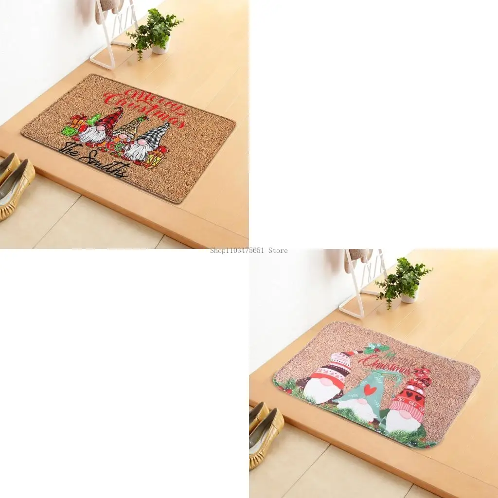 

Gnome Entrance Mat Indoor Outdoor Carpet Non-Slip Doormat Absorbent Floor Mat
