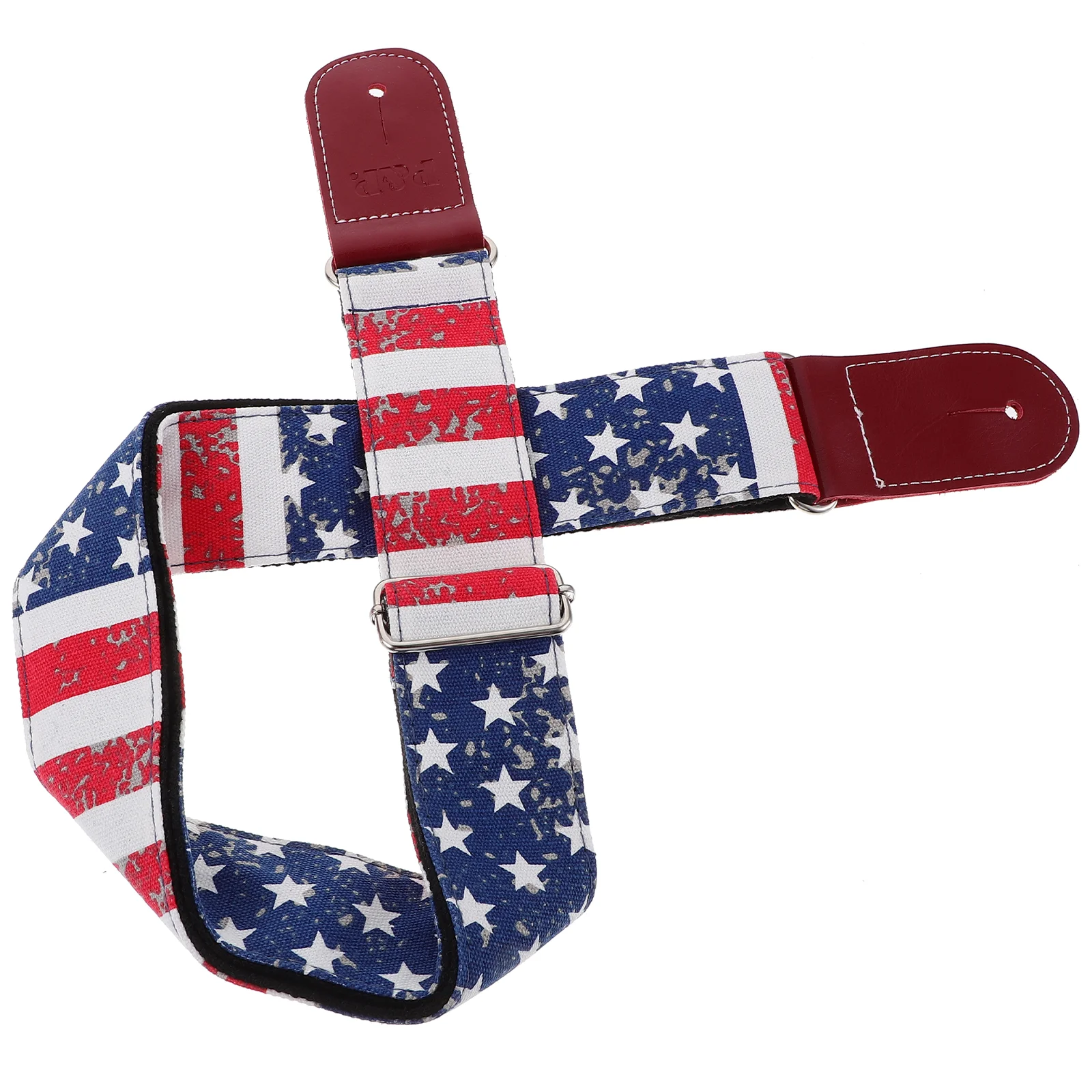 

Guitar Strap Purse American Flag Electric Bass Belt Canvas Printing Shoulder Guitars