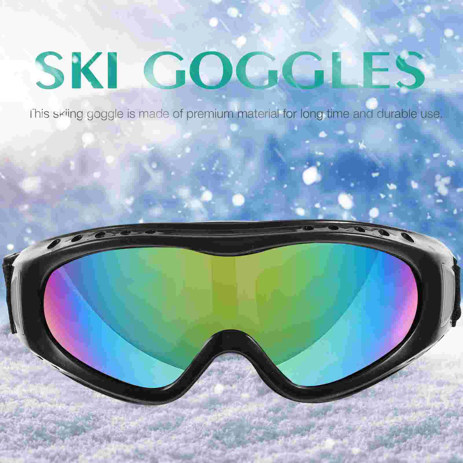 1 Pair Cycling Goggles Protective Goggles Mountaineering Anti-Glare Ski Goggles Skiing Goggles Outdoor Sports Goggles