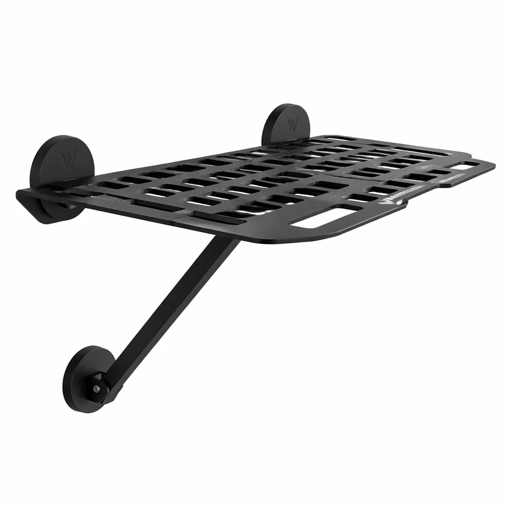 Foldable Magnetic Camping Tray Table 5052 Aluminum Alloy Vehicle Mounted Shelf 496x260mm Outdoor RV Car Side MOLLE Panel