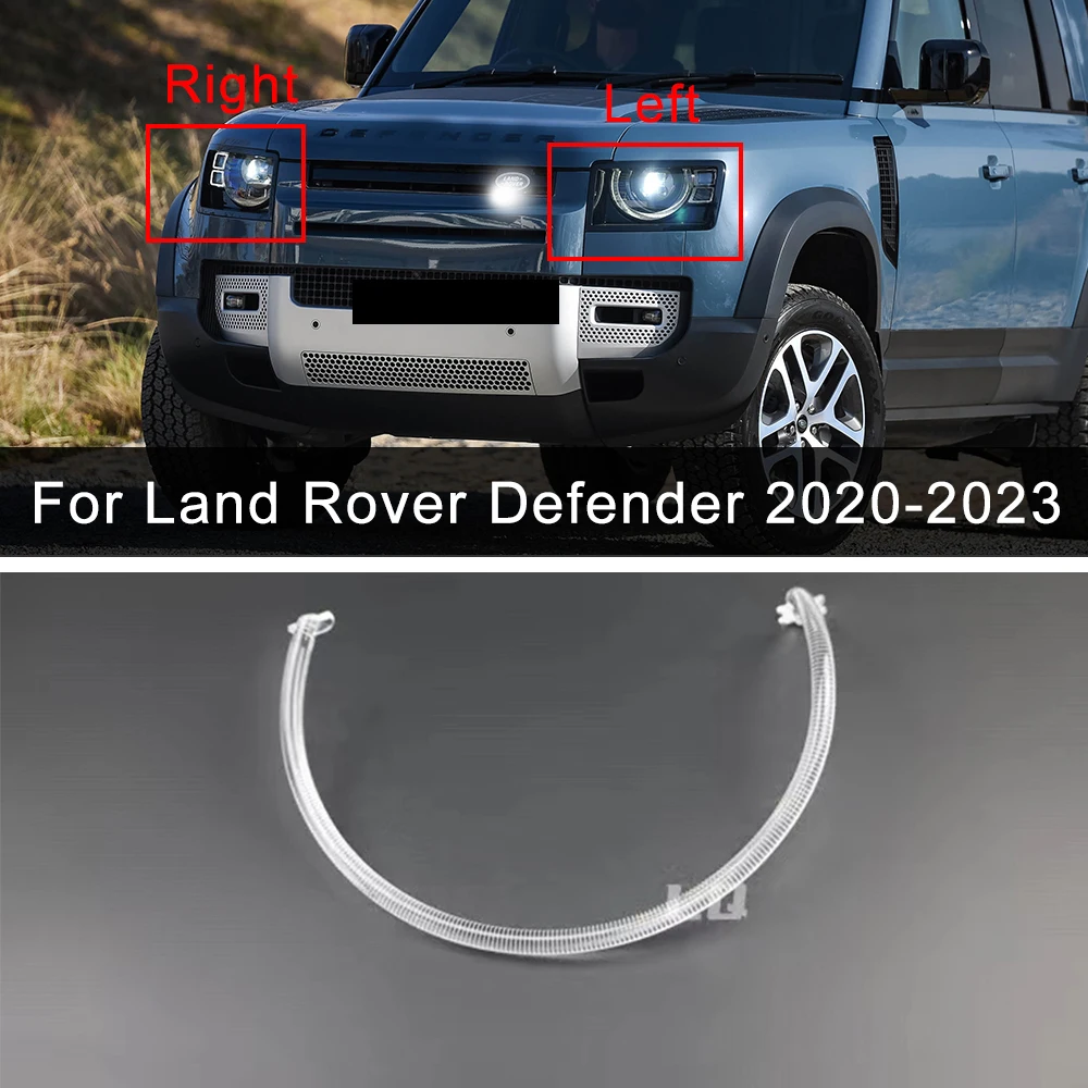 

ДХО для Land Rover Defender 2020-2023, дневные ходовые огни, трубка фары, сменная направляющая пластина, автомобильные аксессуары