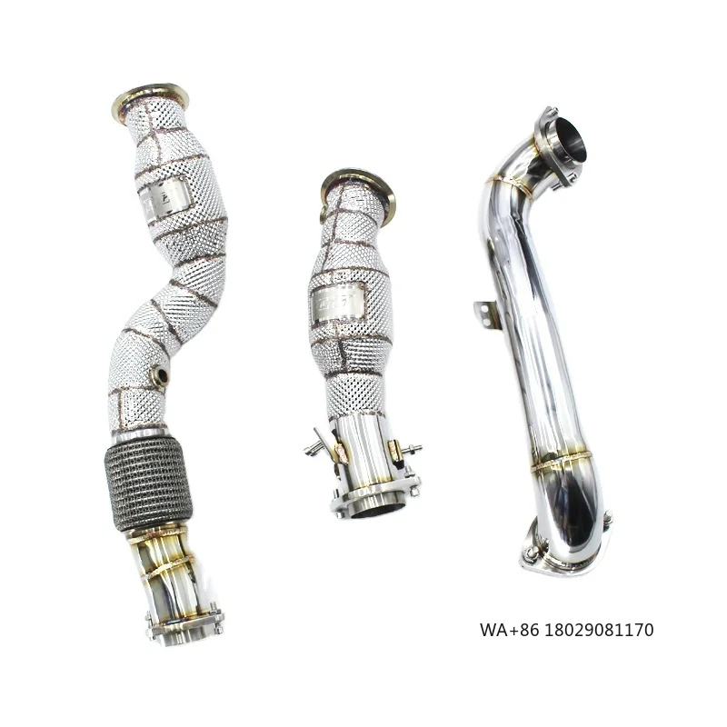 

OEM 2.75-3-дюймовый выхлопной патрубок (даунпайп) с катализатором для M3 M4 G80 G82 G83 G8X 3.0T 2019-2022, система выхлопа автомобиля
