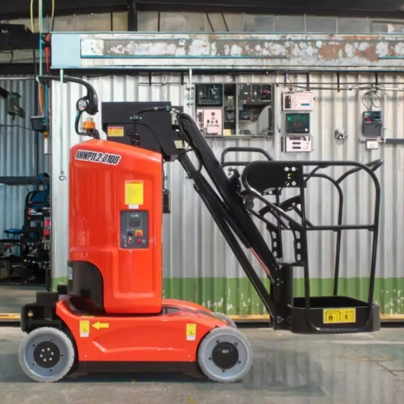 High Precision Aluminium Mast Manual Telescopic Lifting Table New Condition Mobile Scissor Lift With Hand Winch