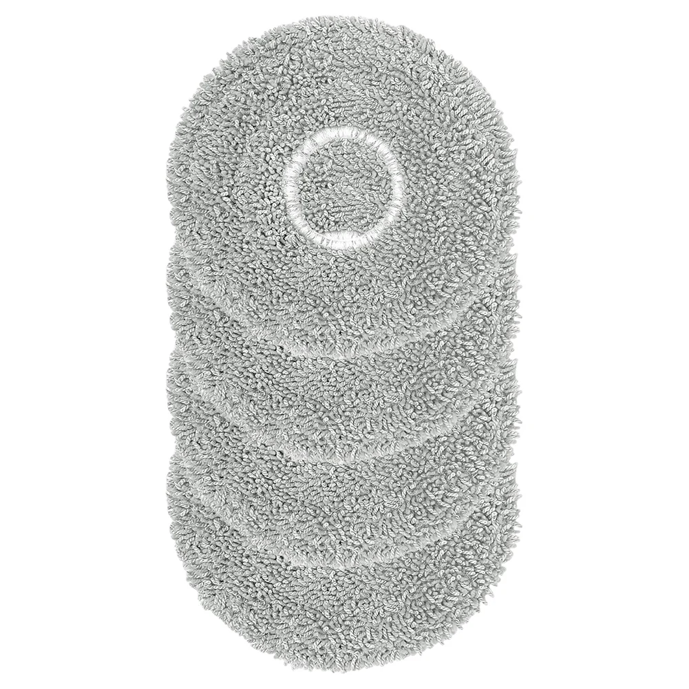 4/10pcs Vacuum Cleaner Mop Cloths For Conga X70 Robot Vacuum Cleaner Replacement Accessories Washable Reusable Mop Cloth