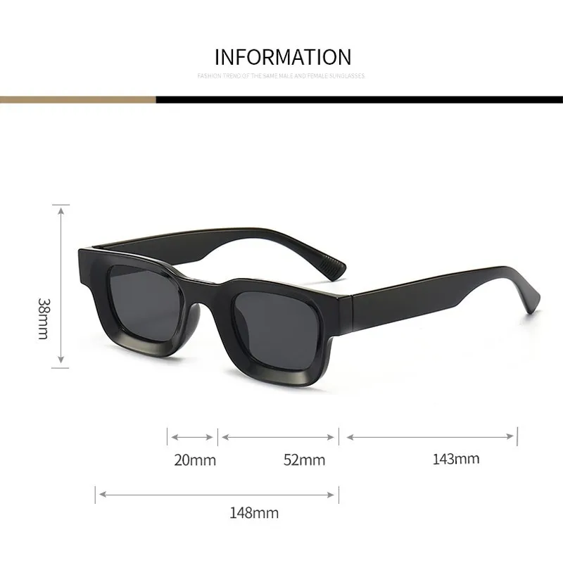 Fashion Small Square Sunglasses New Women Luxury Brand Retro Shades UV400 Men Trending Sun Glasses Sunglasses For Women Men