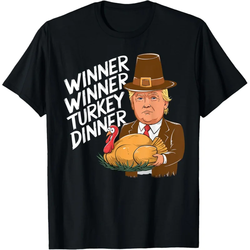 

2024 Thanksgiving Turkey Dinner Trump Funny Top T-shirt