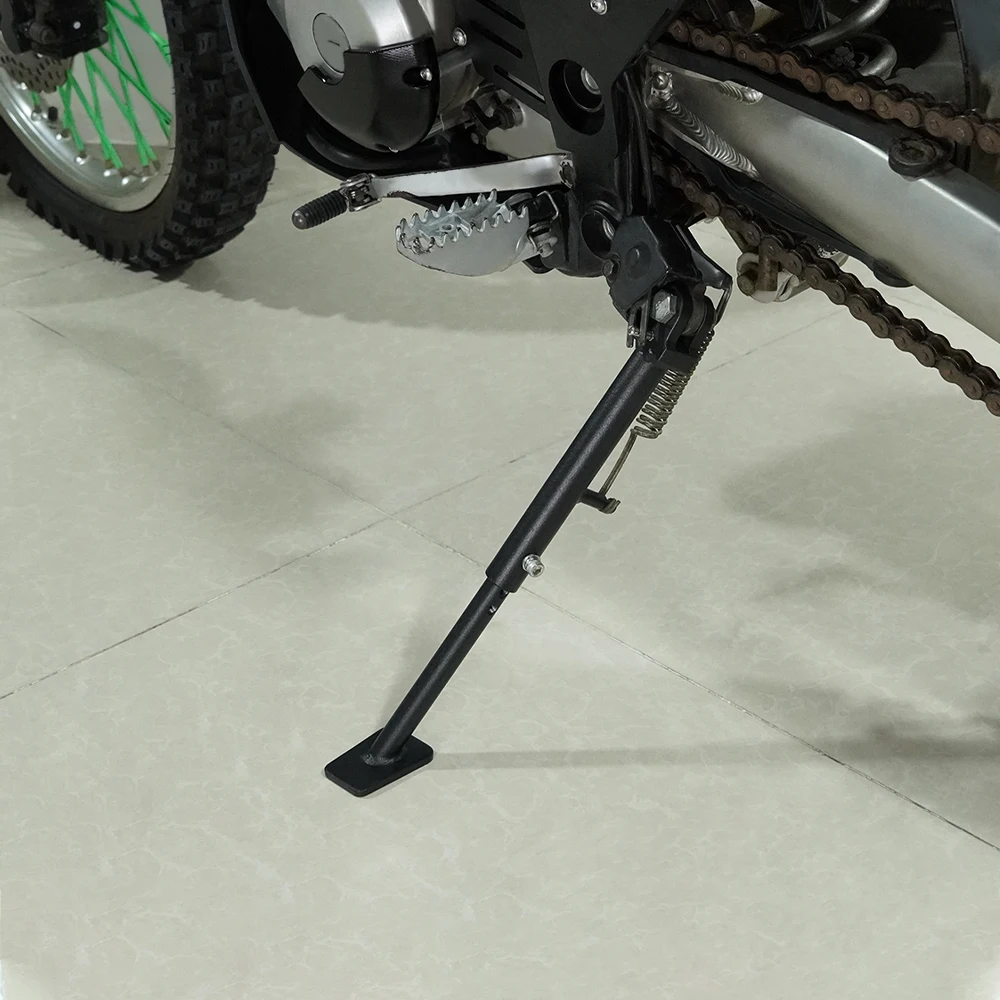 

For Kawasaki KLX250 2018-2020 KLX250S 2009-2014 KLX300 2021 2022 2023 Motorcycle Adjustable Kickstand Steel Kick Side Stand