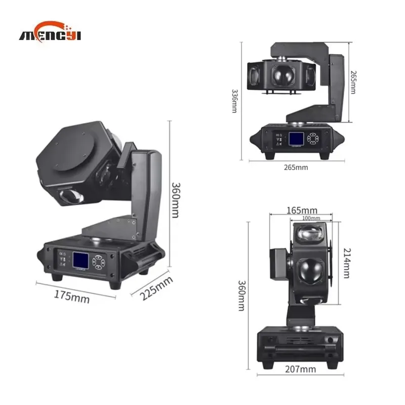 6 قطعة 40 واط Led تتحرك شعاع ضوء Rgbw تحلق النيزك الدورية ضوء إحترافي مع Dmx ل ديسكو Dj بار #3