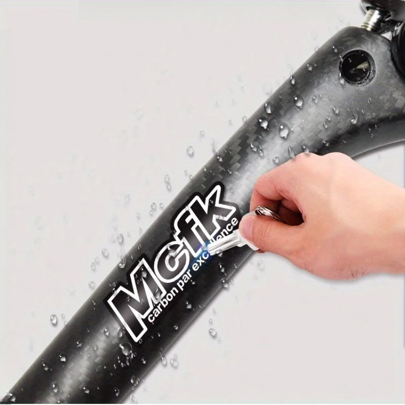 "1 Set Mcfk 'Carbon Par Excellence' & PRO Logo Vinyl Stickers - DIY Decal for Bicycle Car Laptop" view 5