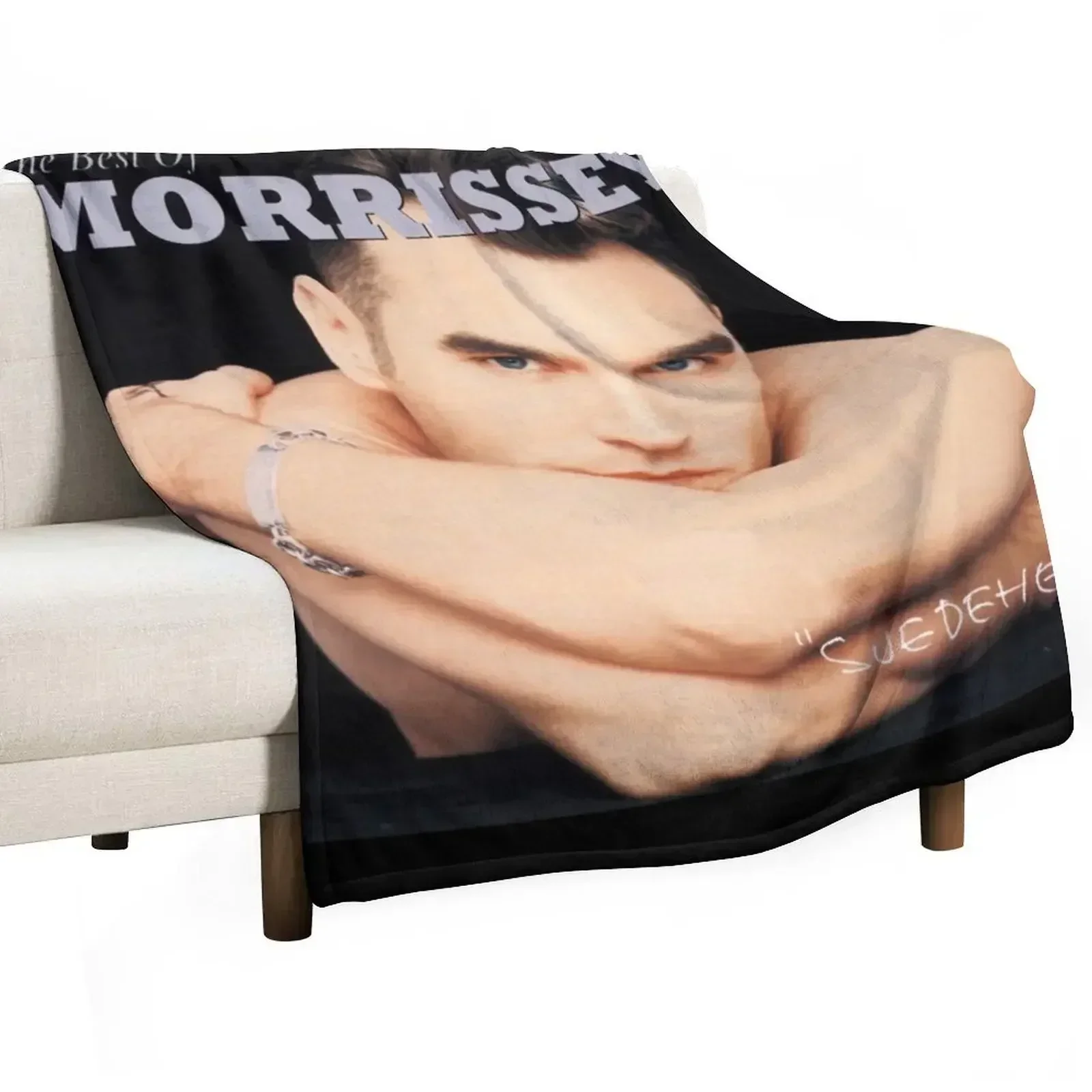 

Morrissey suedehead the best of morrissey Throw Blanket Cozy Throw Blanket for Bed Sofa Chair