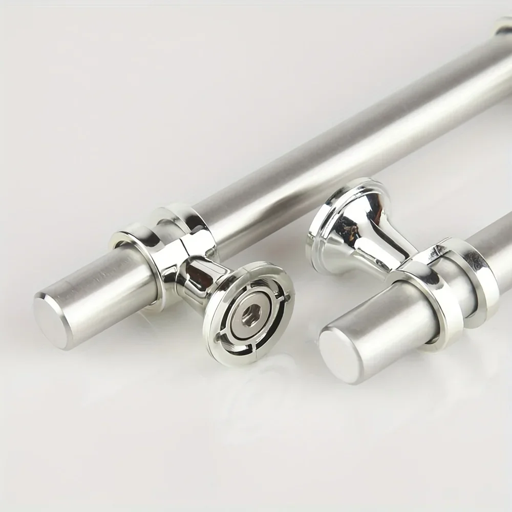 1Pc Stainless Steel Cabinet Pulls Kitchen Cabinet Handles, Kitchen Cabinet Silvery Handles, Drawer Stainless Steel Dresser Knobs