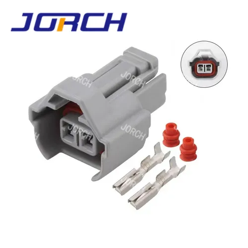 6189-0039 Enchufe de inyector de combustible automotriz de 2 pines para conector de terminación de cable impermeable Toyota