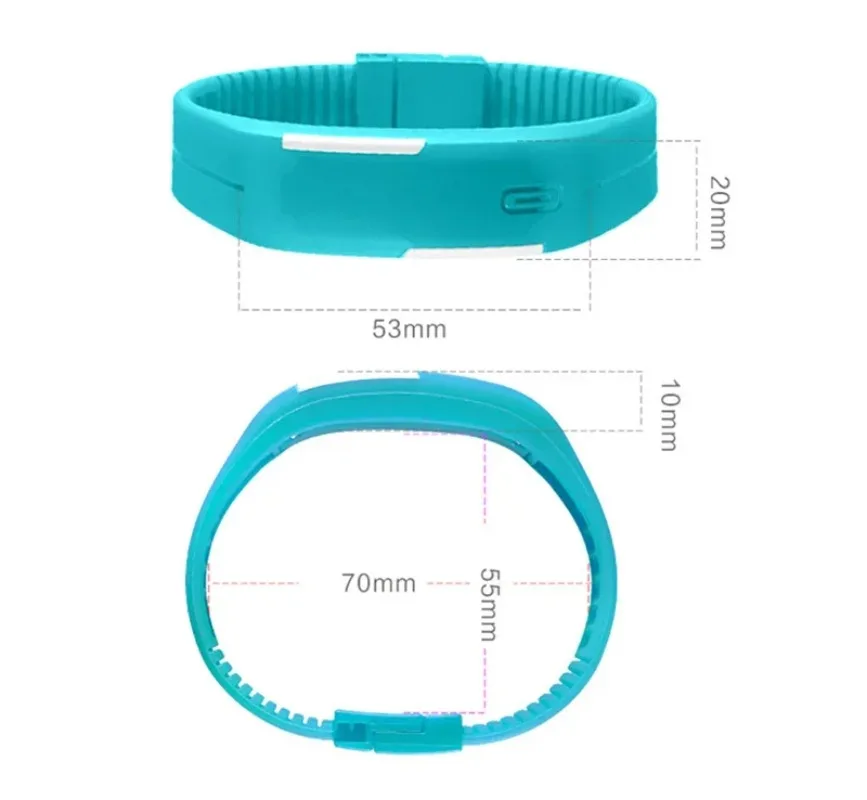 Sport Digital Children Watches Women Hot Silicone Strap LED Display Kids Watch Girls Boys Wristwatch Man Clock