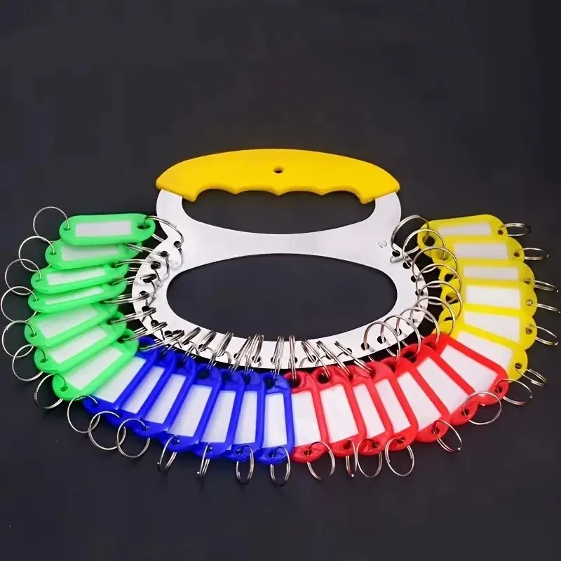 66 pcs Blank Luggage Tags Random Color Assortment, designed for Travel Luggage ID, Clear Information Display