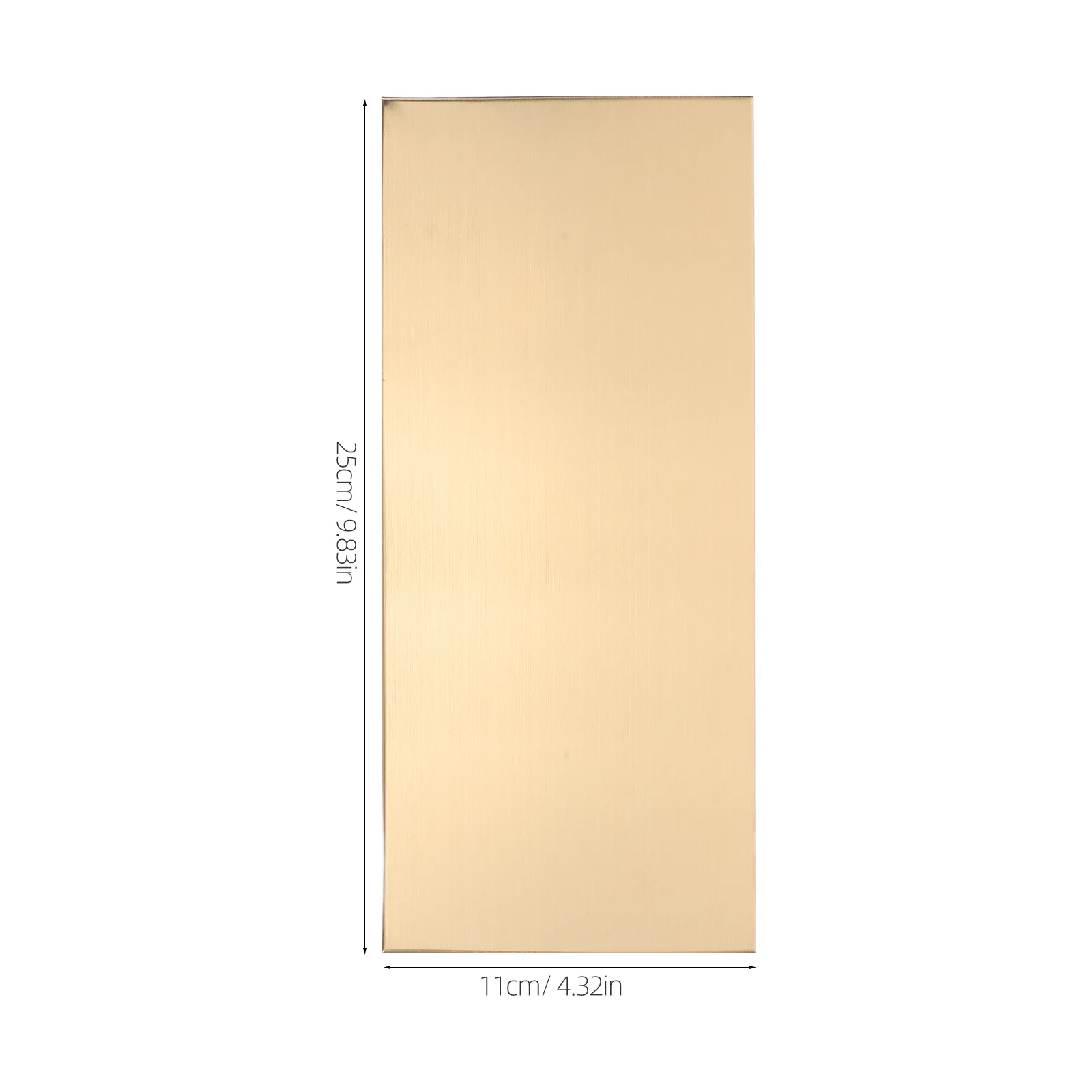 2 قطعة لوحة اسم الباب المعدني الفارغ 25X11 سنتيمتر الفولاذ المقاوم للصدأ لاصق مكتب للجدار مدرسة مستشفى فندق شقة لوحة اسم الباب #6